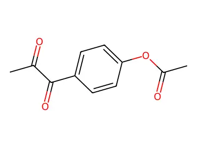 1,2-Propanedione, 1-[4-(acetyloxy)phenyl]- structure