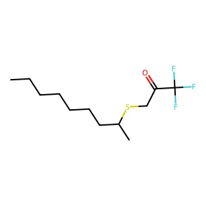 1,1,1-Trifluoro-3-nonan-2-ylthio2-propanone structure