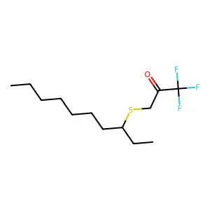 3-Decan-3-ylthio-1,1,1-trifluoropropan-2-one structure