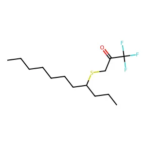 1,1,1-Trifluoro-3-undecan-4-ylthiopropan-2-one structure