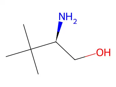(2S)-2-Amino-3,3-dimethyl-1-butanol structure