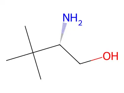 (1-Hydroxy-3,3-dimethylbutan-2-yl)azanium structure