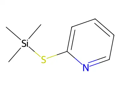 Pyridine, 2-[(trimethylsilyl)thio]- structure