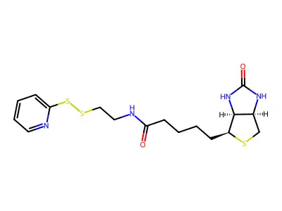(+)-Biotin-PDA structure