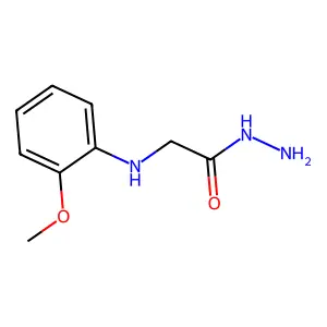 2-[(2-Methoxyphenyl)amino]acetohydrazide structure