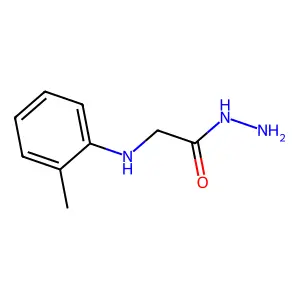 2-[(2-Methylphenyl)amino]acetohydrazide structure
