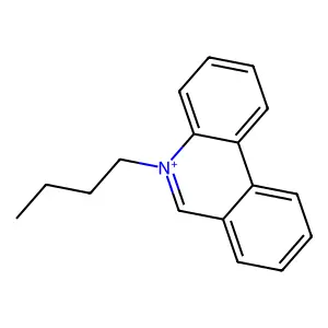 5-Butylphenanthridin-5-ium structure