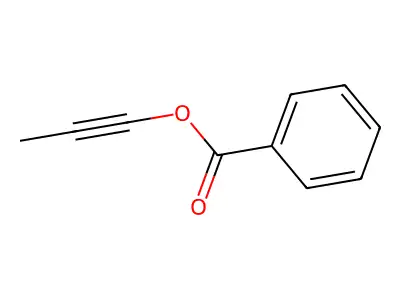 Propynyl benzoate structure