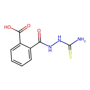 2-[(Carbamothioylamino)carbamoyl]benzoic acid structure