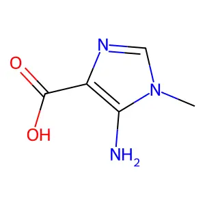 5-Amino-1-methyl-1H-imidazole-4-carboxylic acid structure