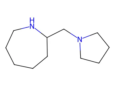 2-(Pyrrolidin-1-ylmethyl)azepane structure
