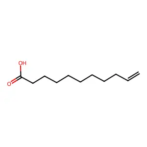 十一烯酸 structure