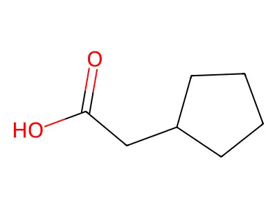 环戊基乙酸 structure