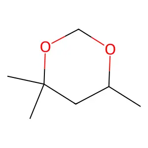 4,4,6-Trimethyl-1,3-dioxane structure