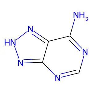 3H-1,2,3-三唑并(4,5-d)嘧啶-7-胺 structure