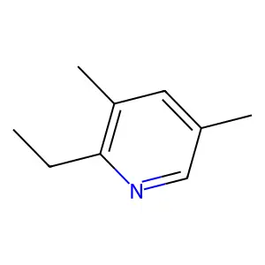 2-Ethyl-3,5-dimethylpyridine structure