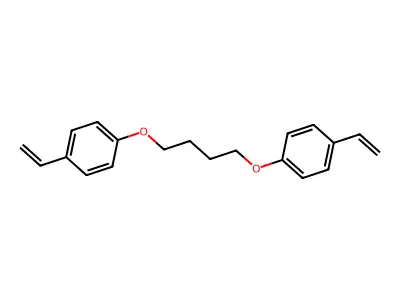 1,4-Bis(4-vinylphenoxy)butane structure