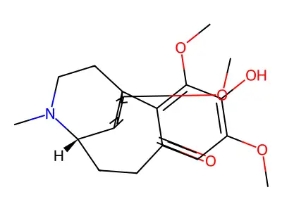 5,6,8,14-Tetradehydro-3-hydroxy-2,4,6-trimethoxy-17-methyl-B-homomorphinan-7-one structure