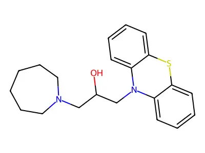 1-(Azepan-1-yl)-3-phenothiazin-10-ylpropan-2-ol structure
