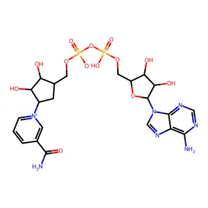 碳杂烟酰胺腺嘌呤二核苷酸 structure
