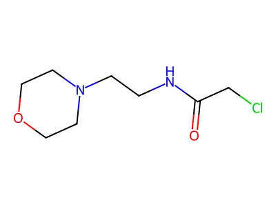 2-chloro-N-(2-morpholin-4-ylethyl)acetamide structure