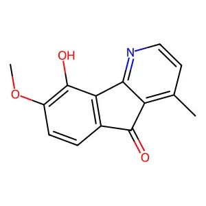 5-Hydroxy-6-methoxyonychine structure