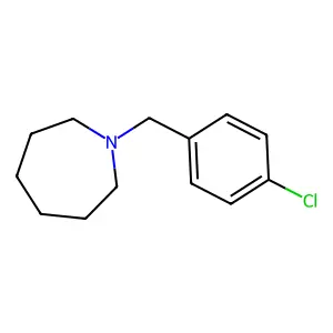 1-[(4-Chlorophenyl)methyl]azepane structure