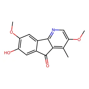3,8-Dimethoxy-4-methyl-1H-indeno[1,2-b]pyridine-5,7-dione structure