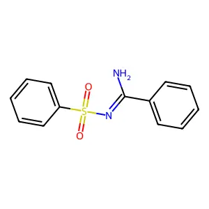 N'-(benzenesulfonyl)benzenecarboximidamide structure