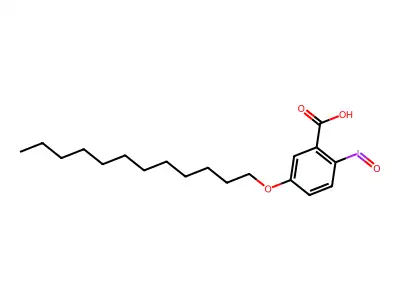 Benzoic acid, 5-(dodecyloxy)-2-iodosyl- structure