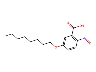 Benzoic acid, 2-iodosyl-5-(octyloxy)- structure