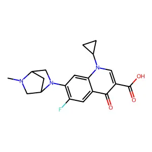 达氟沙星 structure