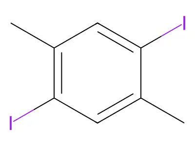 1,4-Diiodo-2,5-dimethylbenzene structure