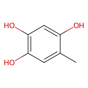2,4,5-Trihydroxytoluene structure