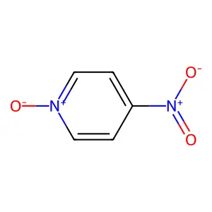 4-硝基吡啶-N-氧化物 structure