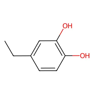 4-Ethyl-1,2-benzenediol structure