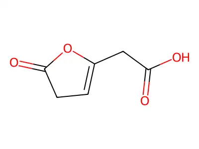 3-氧己二酸烯醇内酯 structure