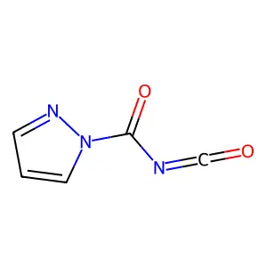 1H-pyrazole-1-carbonyl isocyanate structure
