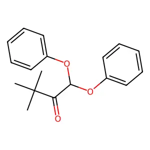 3,3-Dimethyl-1,1-diphenoxybutan-2-one structure