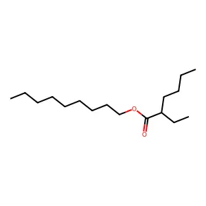 Nonyl 2-ethylhexanoate structure
