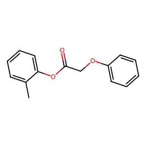 Acetic acid, phenoxy-, 2-methylphenyl ester structure