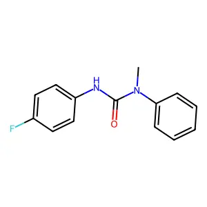 3-(4-Fluorophenyl)-1-methyl-1-phenylurea structure