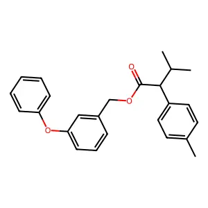 (3-Phenoxyphenyl)methyl 3-methyl-2-(4-methylphenyl)butanoate structure