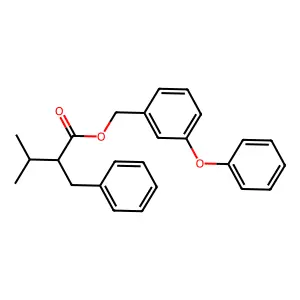 (3-Phenoxyphenyl)methyl 2-benzyl-3-methylbutanoate structure