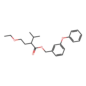 (3-Phenoxyphenyl)methyl 2-(2-ethoxyethyl)-3-methylbutanoate structure