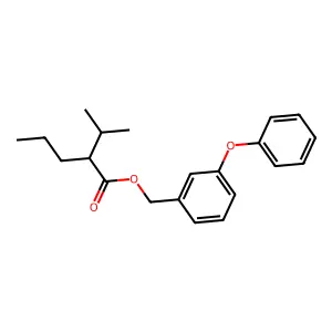 (3-Phenoxyphenyl)methyl 2-propan-2-ylpentanoate structure