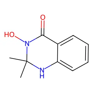 3-Hydroxy-2,2-dimethyl-1,2,3,4-tetrahydroquinazolin-4-one structure