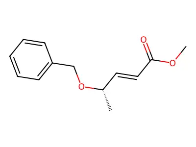 (S,E)-Methyl 4-(benzyloxy)pent-2-enoate structure
