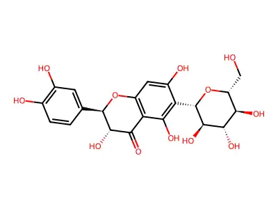 taxifolin 6-C-glucoside structure