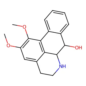 Nornuciferidine structure